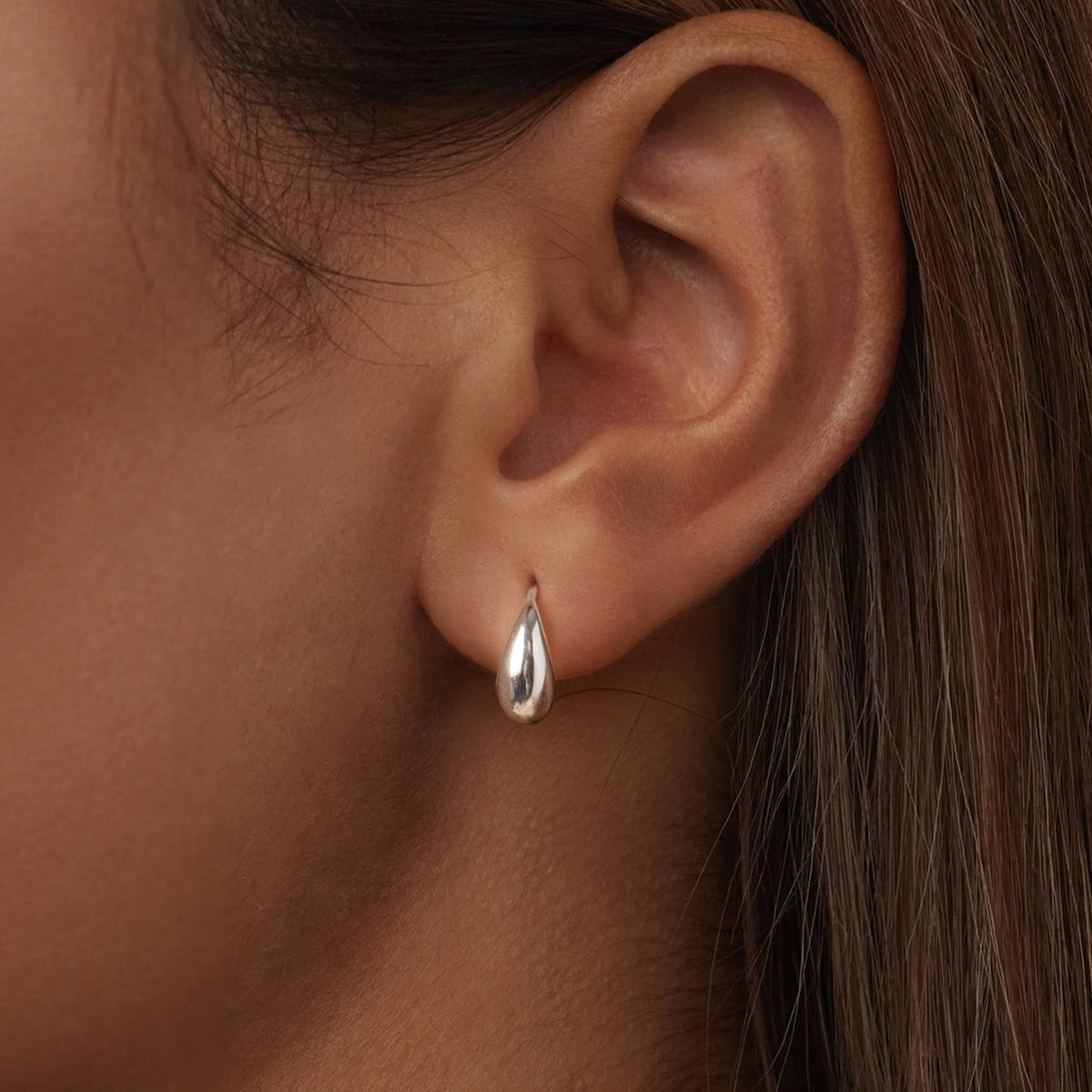 Boucles d'oreilles en argent sterling 925 oxydé pour femme