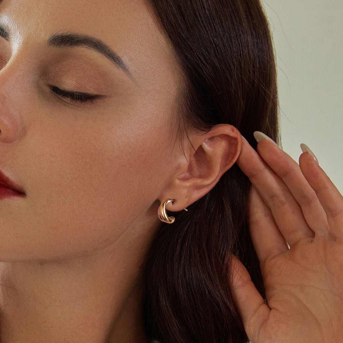 Boucles d'oreilles en argent sterling 925 pour femmes