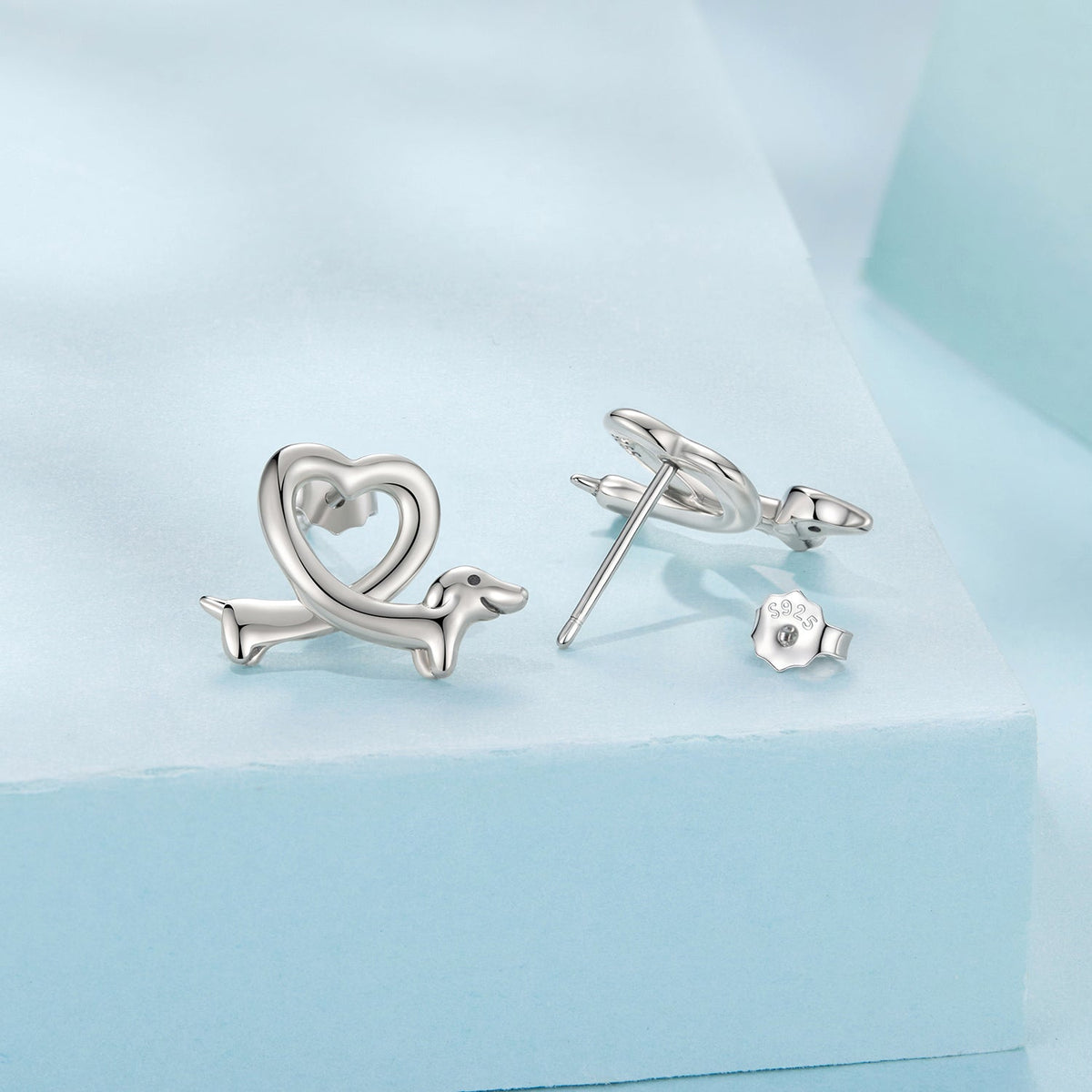 Boucles d'oreilles en argent sterling 925
