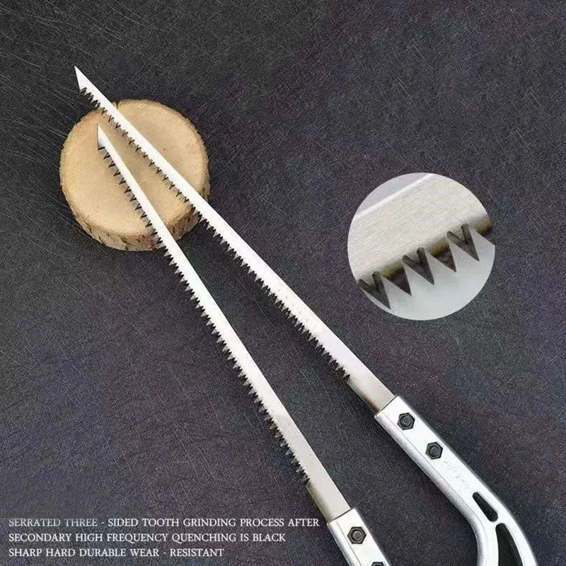SK5 Steel Outdoor Garden Handsaw with Wooden Handle