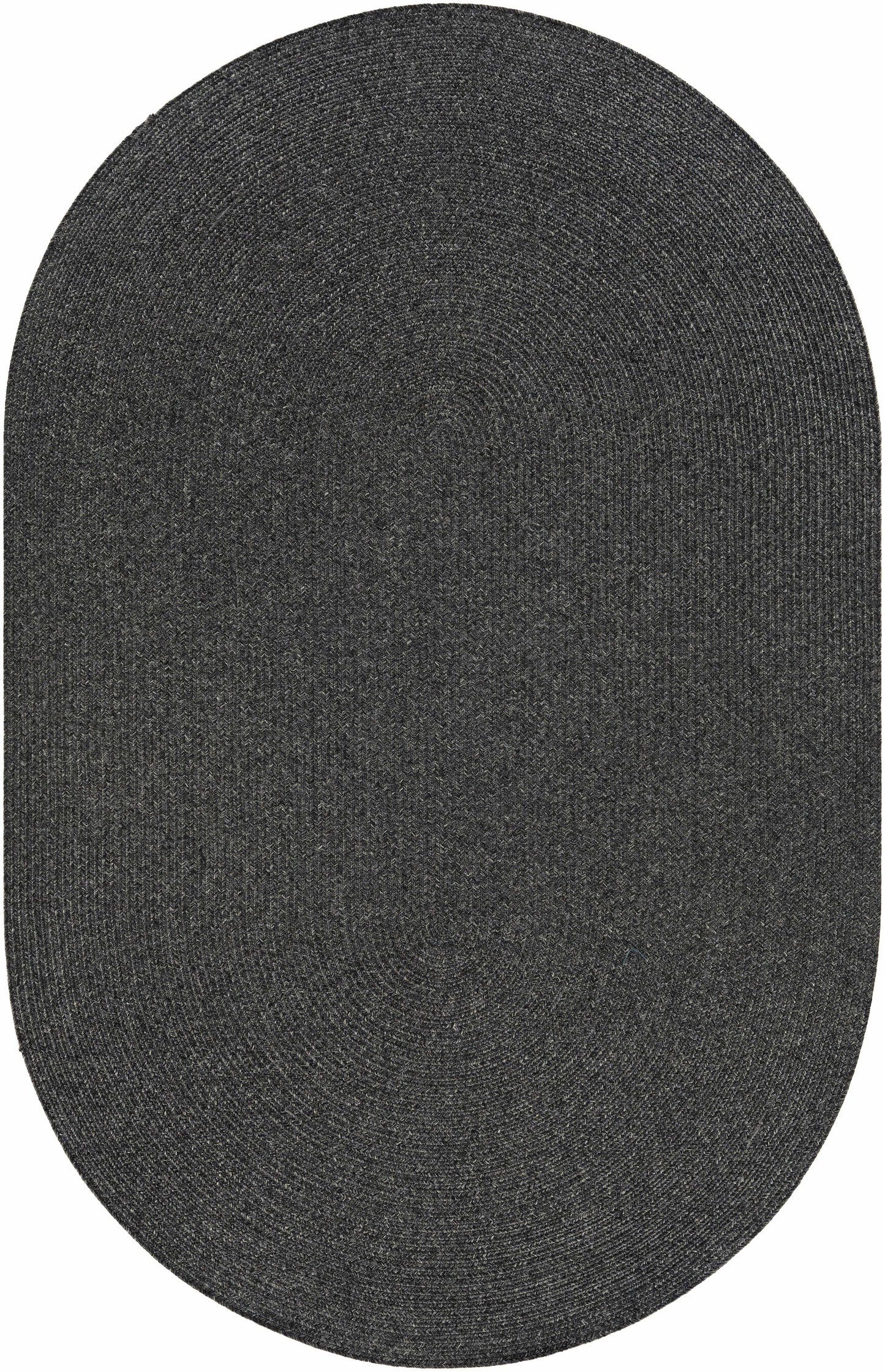 Black Braided Faux Jute Outdoor Rug