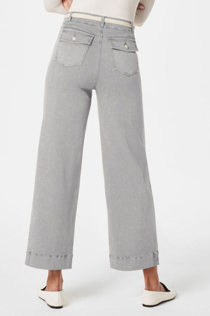 High Waist Jeans with Pockets