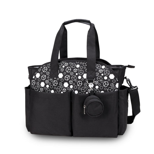 Bolsa para chupete con diseño geométrico estampado para madre y bebé