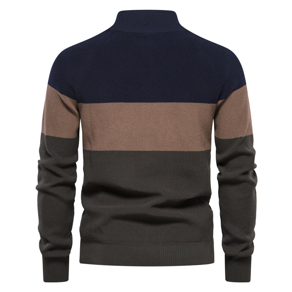 2026 New Men's Sweater Coat European Size Cross-border Autumn And Winter Sweater Cardigan High Quality Fashion Coat Men