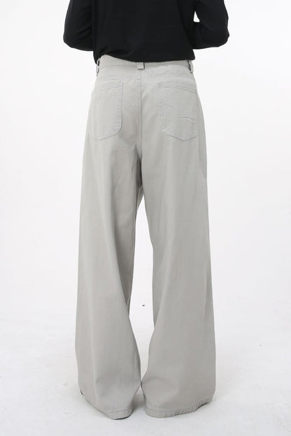 Wide Leg Jeans with Pockets