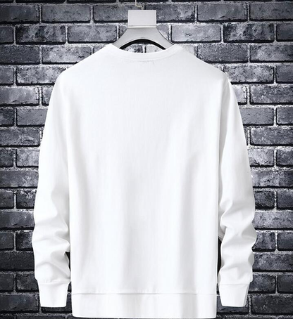 Men's Round Neck Long Sleeve Ironing T-shirt