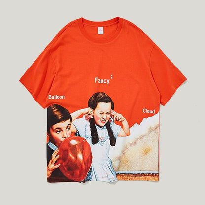 2019 Summer Oversized Cartoon Streetwear T-Shirt