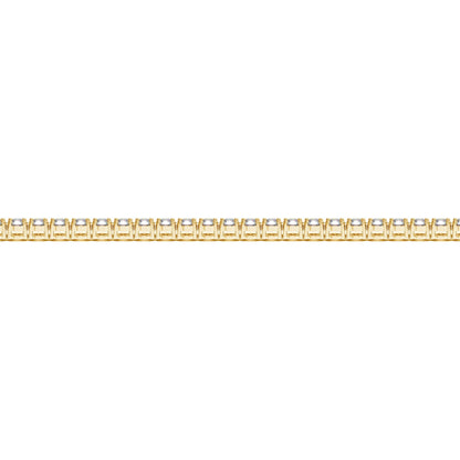 Lab Grown Round Diamond Tennis Bracelet in 14k Yellow Gold (3 cctw F/G  VS2/SI1)