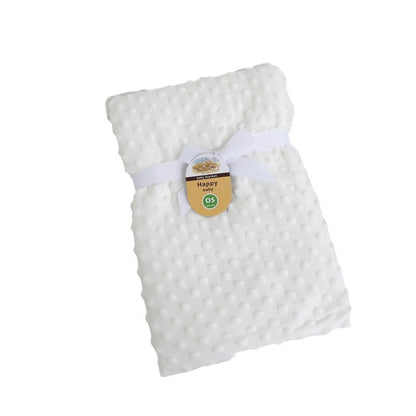 Soft Double-layered Thermal Blanket Textured Puffed Surface