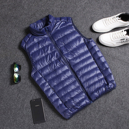 Men's Lightweight Cotton-Padded Jacket with Hood