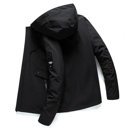Men's Casual Loose Sports Hooded Jacket