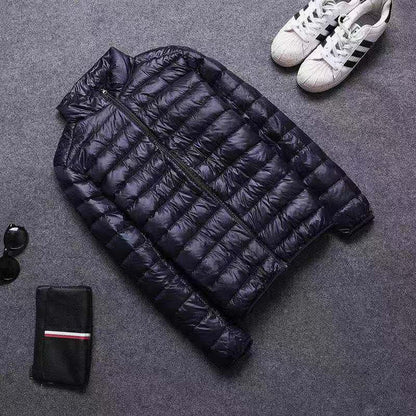 Men's Lightweight Cotton-Padded Jacket with Hood