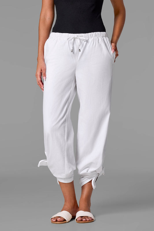 Pantalón de pierna ancha Enclave para mujer | Blanco