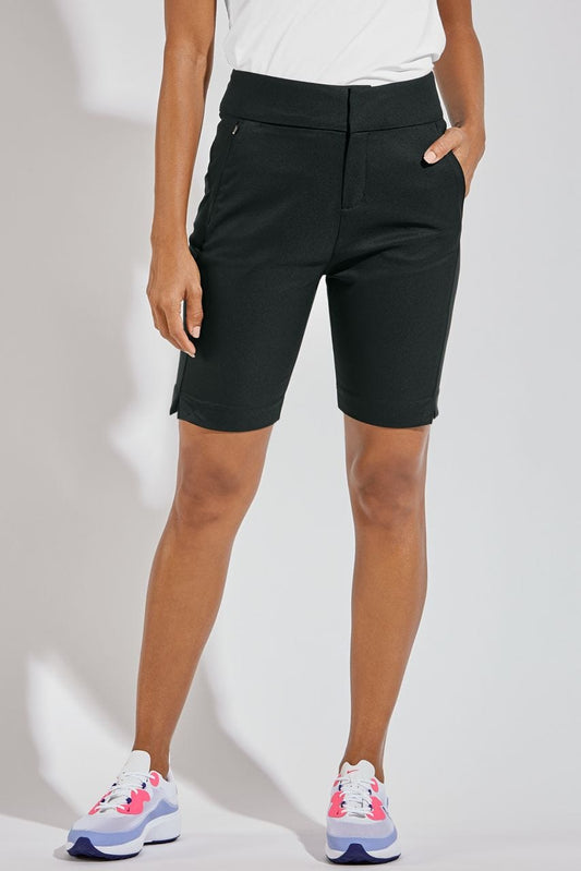 Pantalones cortos de golf Valorus para mujer | Negro