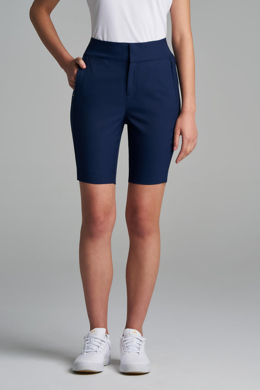 Pantalones cortos de golf Valorus para mujer | Azul marino