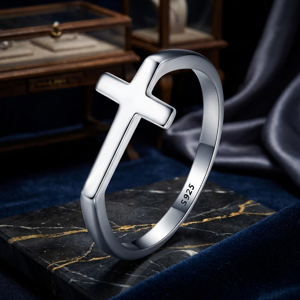 925 Sterling Silver Oxidized 1.7mm Ring for Women - Size 6.0