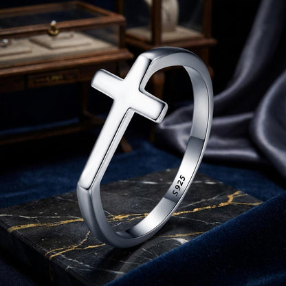 925 Sterling Silver Oxidized 1.7mm Ring for Women - Size 6.0