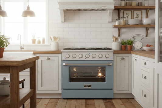 Kucht 36” Pro-Style Kitchen Dual Fuel Range - KDF362-LB