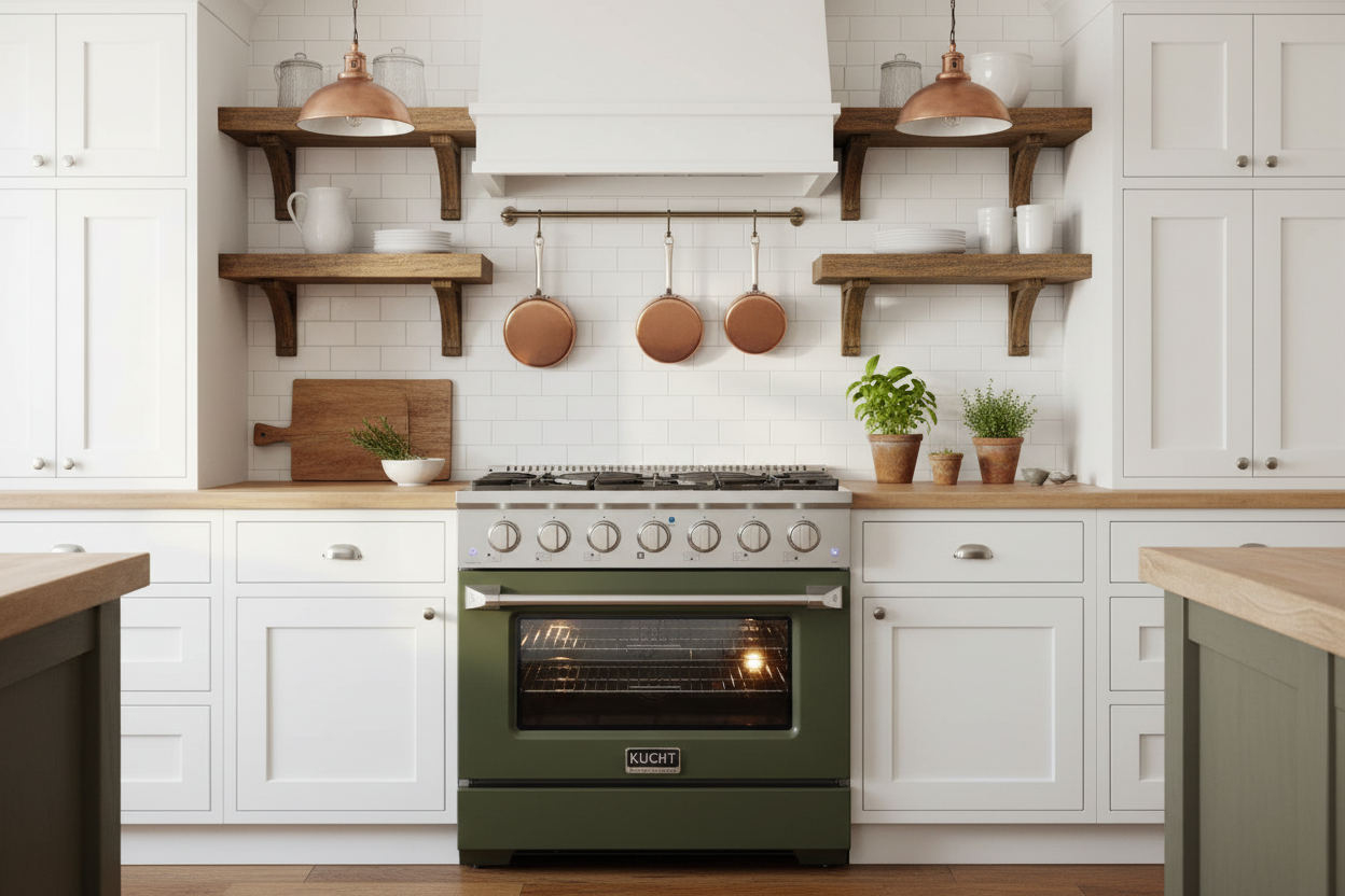 Kucht 36” Pro-Style Kitchen Dual Fuel Range - KDF362/LP-OG