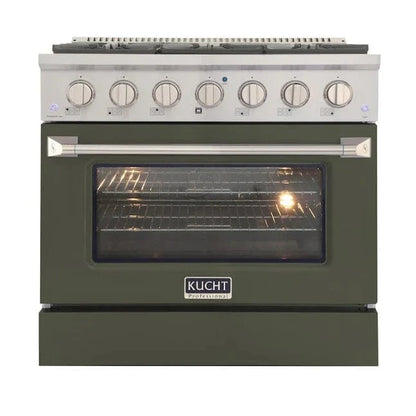 Kucht 36” Pro-Style Kitchen Dual Fuel Range - KDF362/LP-OG