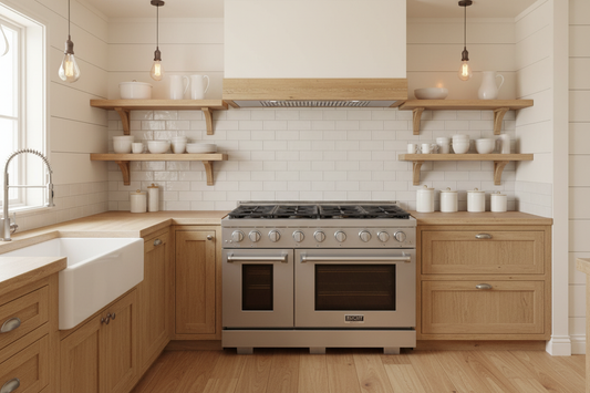 Kucht 48" Freestanding Professional Gas Range Liquid Propane KFX4800X/LP-S