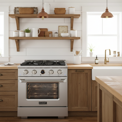 Kucht KX Series 30" Freestanding Dual Fuel Range KXP30-SS