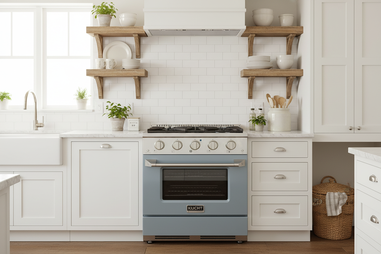 Kucht 30” Pro-Style Kitchen Dual Fuel Range - KDF302-LB