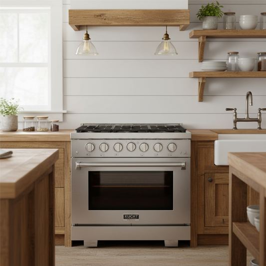 Kucht 36" Freestanding Professional Gas Range KFX3600X-S