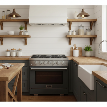 Kucht 36" Freestanding Professional Gas Range KFX3600X-GY