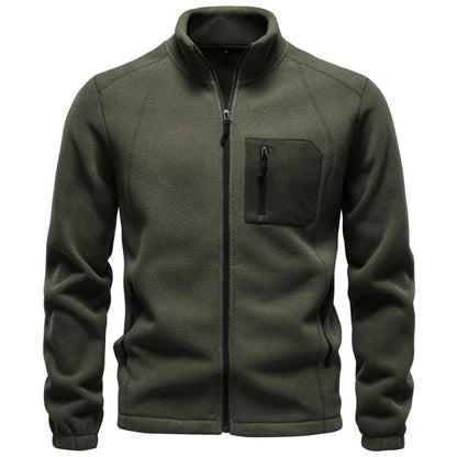 2026 Autumn Winter Cross-Border Trade Thickened Men's Fleece Sweatshirt For Outdoor Casual Wear, Men's Warm Fleece-Lined Sweatshirt