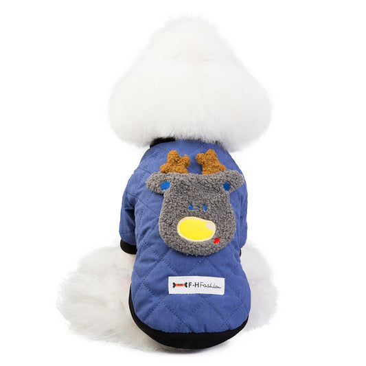 Jolie doudoune d'hiver pour chiens