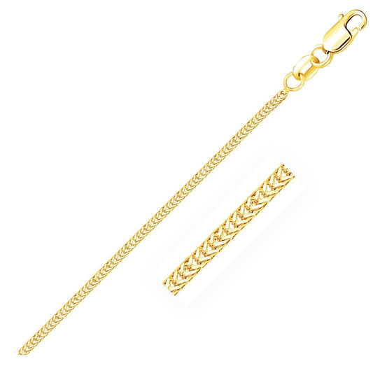 Chaîne Queue de renard en or jaune 14 carats de 1,0 mm
