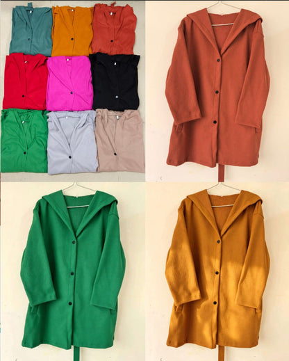 Cross-Border European And American 2026 Autumn And Winter New Fashion Long-Sleeve Solid Color Jacket For Women, Popular On Amazon And Aliexpress
