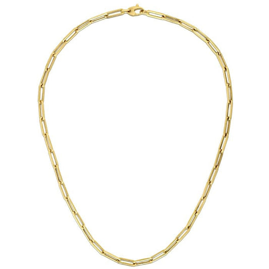 Chaîne Forçat Audacieuse en Or Jaune 14K (4,2 mm)
