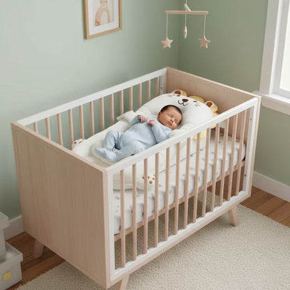 Smart Baby Lounger with Adjustable Anti-Reflux Incline and Gentle Patting Function MEACAOFG