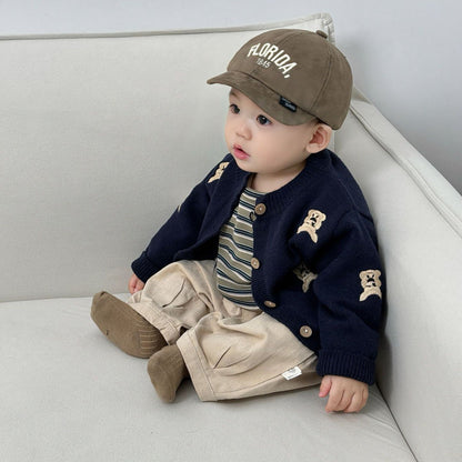 Autumn Fashion Knitted Cardigan Cute Kids Coat