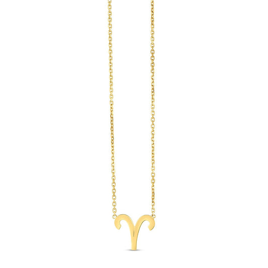 Collier Bélier en or jaune 14 carats