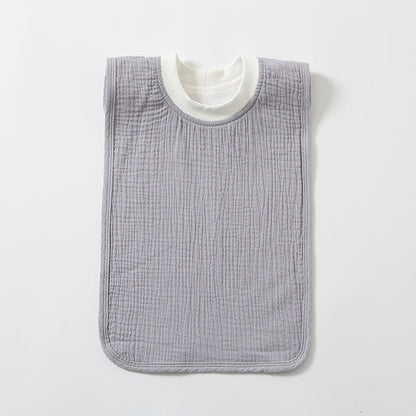 Large Childrens Washcloth Bib That Resists Stains