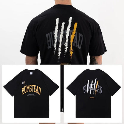 2024 Men's Oversized Cotton Gym Fitness T-shirt
