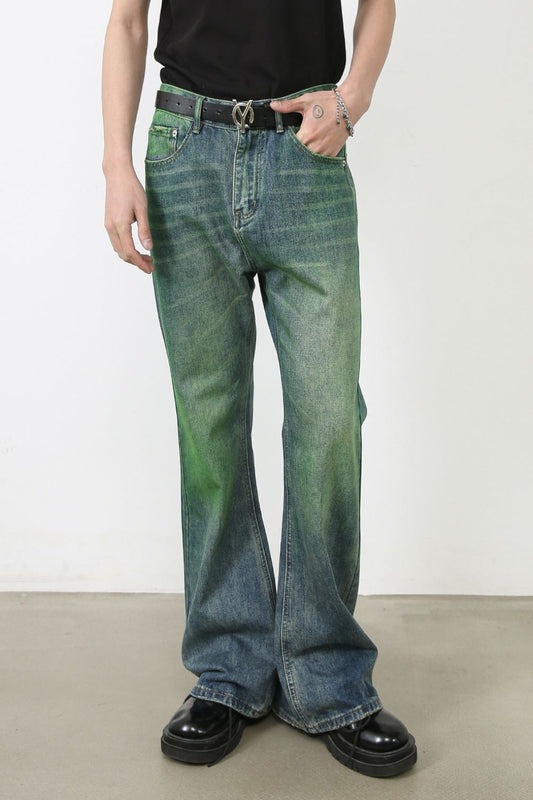 Men's Bootcut Jeans with Pockets