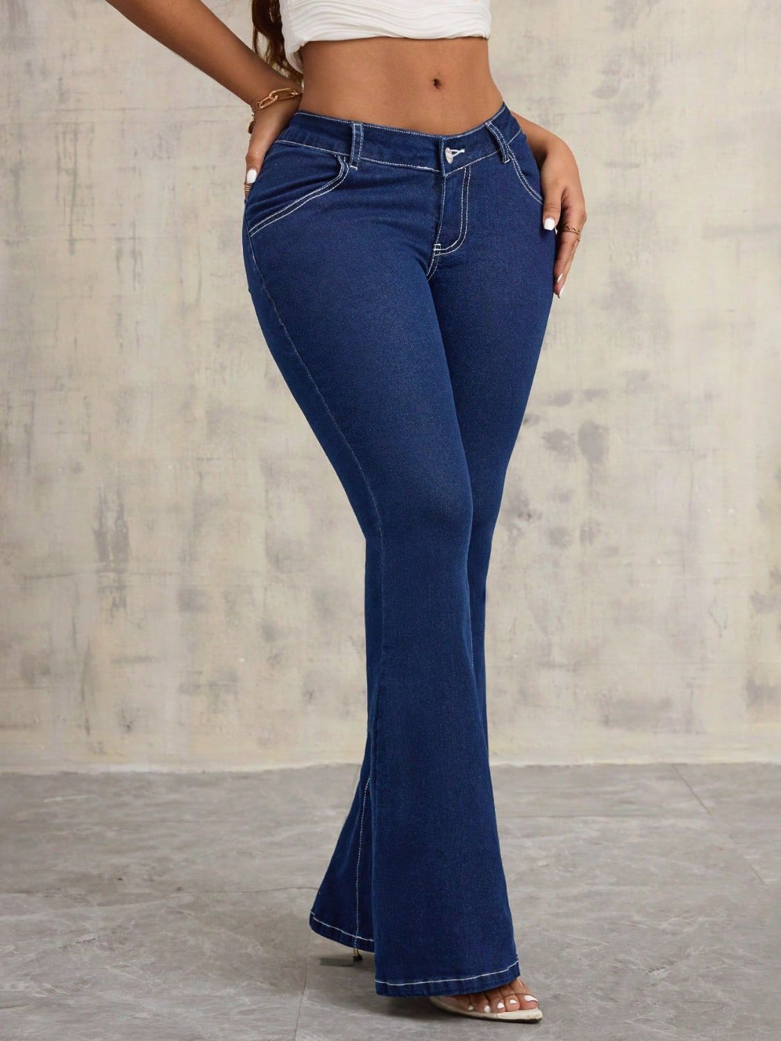 Flare Jeans with Pockets