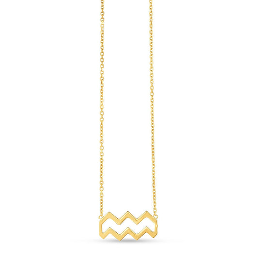 Collier Verseau en or jaune 14 carats