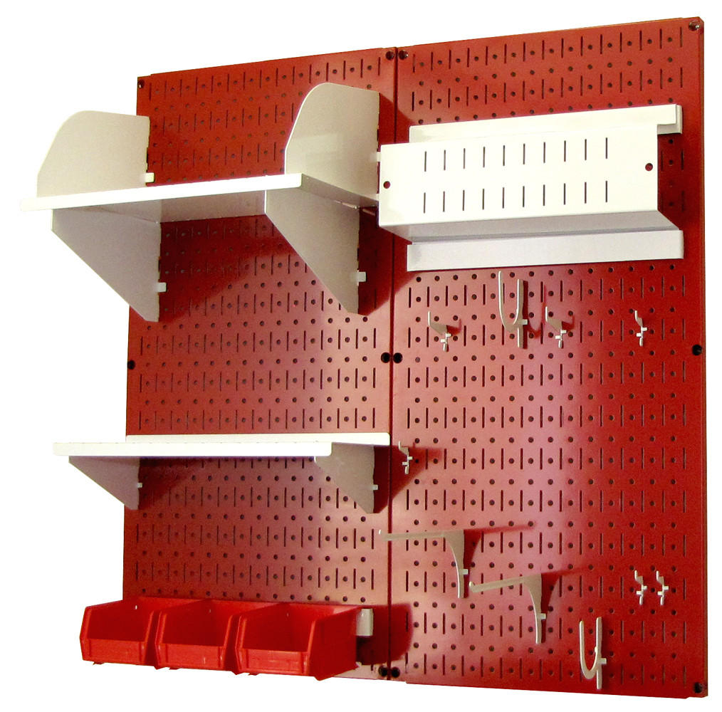 Craft & Hobby Pegboard Organizer Kit - Pegboard With Accessories