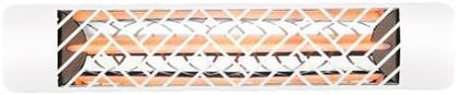 EF15120W1 1500 Watt Plug-In Electric Infrared Single Element Heater, Finish Color: White, Decorative Fascia: Chevron