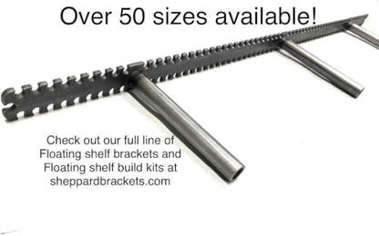Floating Shelf Brackets - Sheppard Brackets - Easy Install - Heavy Duty (16 inch)