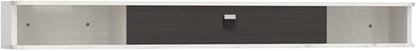 Pmnianhua Floating TV Console,55'' Wall-Mounted Media Console,Floating TV Cabinet,Modern Floating TV Stand,Under TV Entertainment Shelf with Door and Storage for Bedroom Living Room (Grey-White)