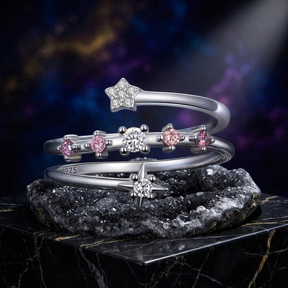 925 Sterling Silver CZ Pavé Ring