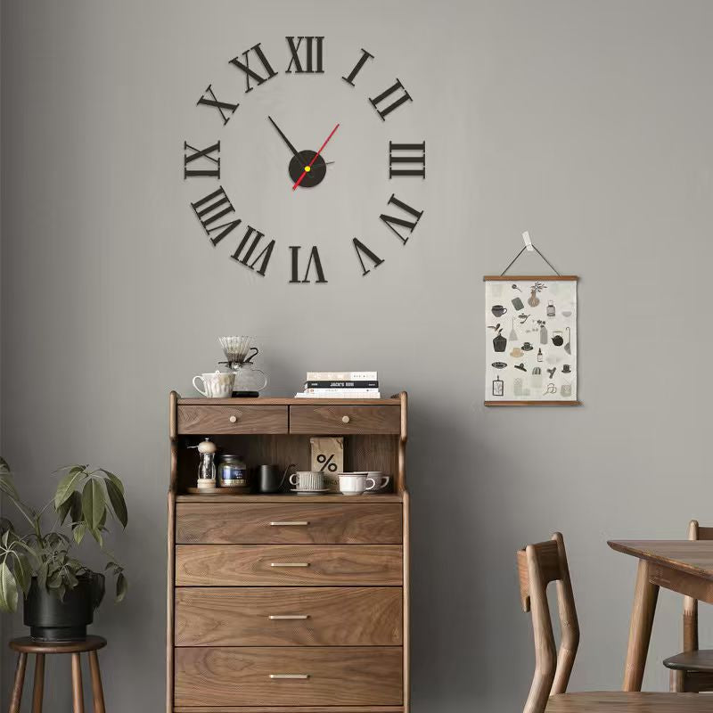 Simple Digital DIY Creative Wall Clock Personalized Acrylic Clock Quartz Wall Clock For Living Room Decor