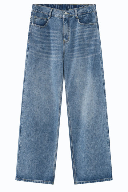 Wide Leg Jeans with Pockets