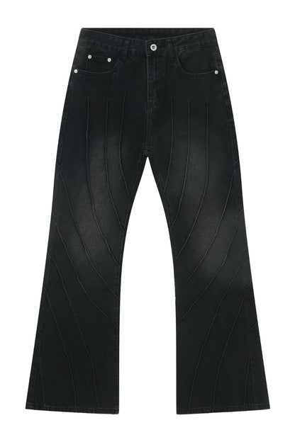 Men's Exposed Seam Jeans with Pockets